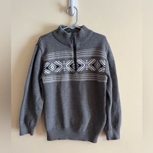 Boys Winter Gymboree 1/4 zip sweater‎ 5-6